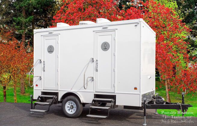 Luxury Portable Restroom Trailer Seattle